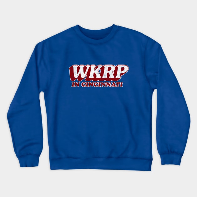 WKRP in Cincinnati - vintage logo Crewneck Sweatshirt by BodinStreet